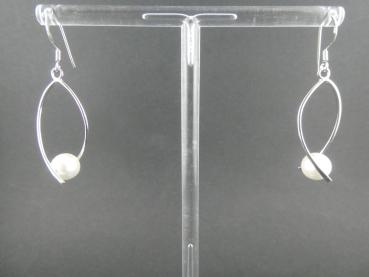 Muschelkern Perlen Ohrhänger